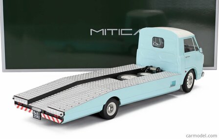 Mitica 1:18 Alfa Romeo A12 ( F12) Carro Attrezzi Prima Serie 1967 lichtblauw - Sleepwagen
