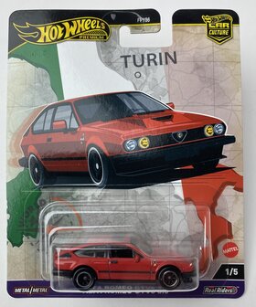Hotwheels 1:64 Alfa Romeo GTV6 3.0ltr, red 1/5 - Hot Wheels Premium