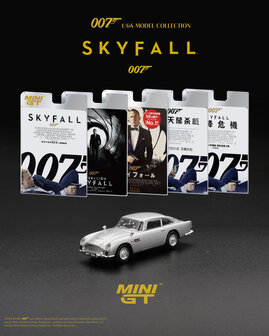 Mini GT 1:64 Aston Martin DB5 Skyfall English Packaging 2012