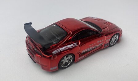 Mini GT 1:64 Toyota Supra (A80) Top Secret GT-300 Top Secret Red Chrome LHD