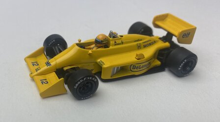 Mini GT 1:64 Lotus 99T, No 12 Ayrton Senna 1987 Monaco Grand Prix Winner