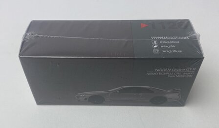 Mini GT 1:64 NISSAN Skyline GT-R Dark Metal Gray (NISMO BCNR33 CRS Version) RHD