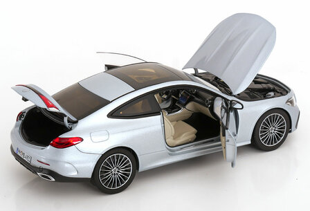 Norev 1:18 Mercedes Benz CLE Coup&eacute; 2024 Hightech Silver