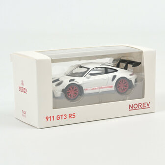 Norev 1:43 Porsche 911 GT3 RS 2022 White - Jet car