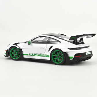 Norev 1:12 Porsche 911 GT3 RS Tribute to Carrera RS 2022 White/Python Green. Levering 08-2026