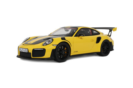 GT Spirit 1:18 Porsche 911 [992.1] GTS2 RS Nurburging LAP Record yellow 2017