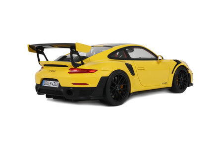 GT Spirit 1:18 Porsche 911 [992.1] GTS2 RS Nurburging LAP Record yellow 2017