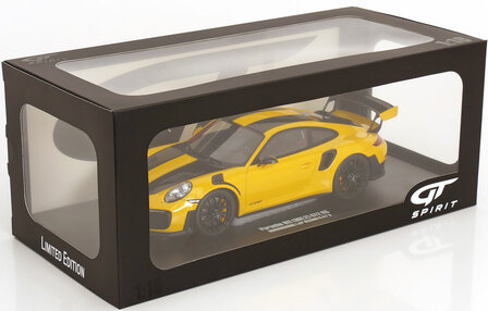 GT Spirit 1:18 Porsche 911 [992.1] GTS2 RS Nurburging LAP Record yellow 2017