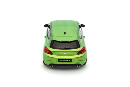 Otto Mobile 1:18 Volkswagen Scirocco 3 PH.1 R Viper green pearl 2008. Levering 01-2027