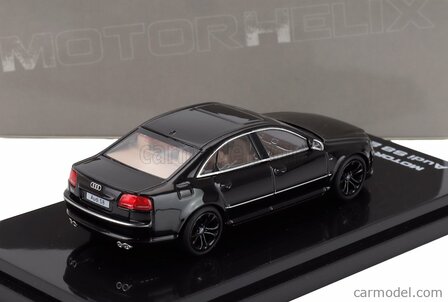 Motorhelix 1:64 Audi S8 2008 zwart