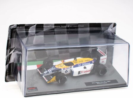 Atlas 1:43 1987 FW11B No 6 Nelson Piquet 1987