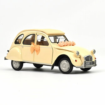 Norev 1:18 Citroen 2CV 1986 Beige Wedding Gift. Levering 10-2026