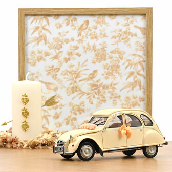 Norev 1:18 Citroen 2CV 1986 Beige Wedding Gift. Levering 10-2026