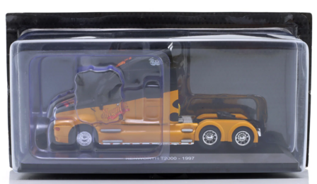 Atlas 1:43 Kenworth T2000 USA, yellow/black 1997 - trekker