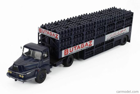 Atlas 1:43 UNIC Izoard  ZU 120T Truck Butagaz 1974 - Transport Gasfles