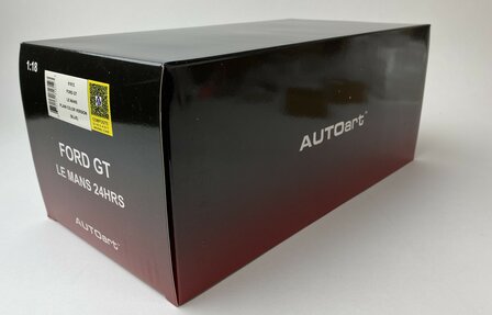 Autoart 1:18 Ford GT Le Mans Plain Body Version bluw
