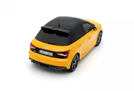 Otto Mobile 1:18 Audi S1 Sportback Vegas Yellow 2015