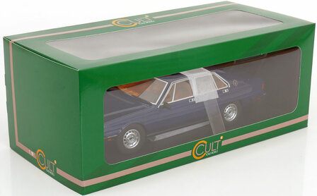 Cult Models 1:18 Maserati Quatroporte III 1979 - 1985 blauw
