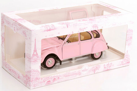 Norev 1:18 Citroen 2CV 1986 Paris mon amour roze