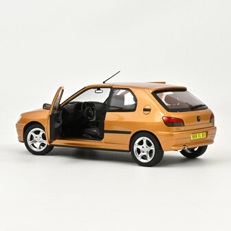 Norev 1:18 Peugeot 306 S16 1997 Blaze Yellow
