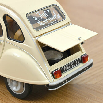 Norev 1:18 Citroen 2CV 1986 Beige Wedding Gift