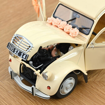 Norev 1:18 Citroen 2CV 1986 Beige Wedding Gift