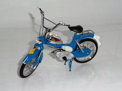 Brommer WSI 1:10 Tomos 3L blauw - JSN modelauto's