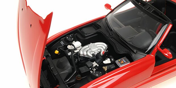 Minichamps 1:18 BMW Z1 Cabriolet 1988 rood.