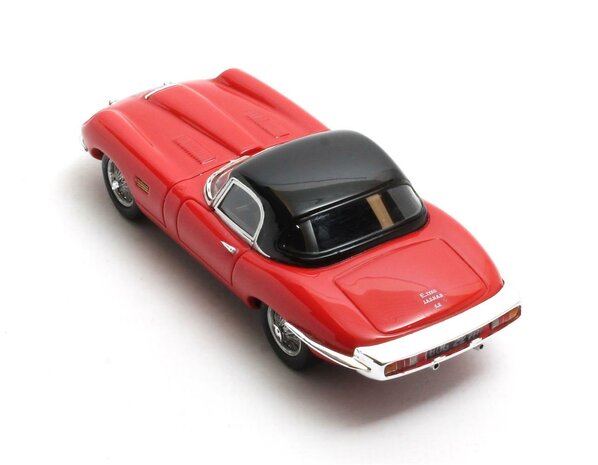 Matrix 1:43 Jaguar E-type Roadster Italsuisse/Frua rood gesloten 1964
