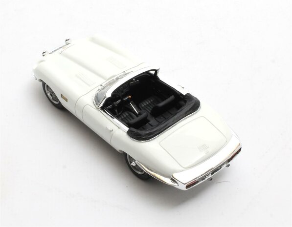 Matrix 1:43 Jaguar E-type Roadster Italsuisse/Frua wit open 1964