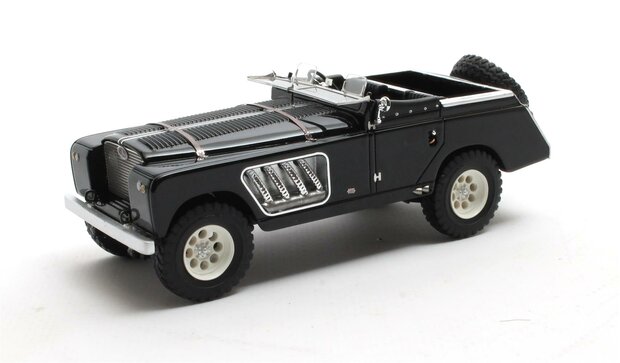 Matrix 1:43 Landrover 109 Bell Aurens longnose open zwart