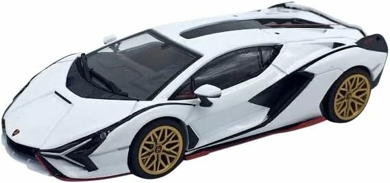Hung Hing Collectible 1:64 Lamborghini Sian FKP 37 *Super Car Collection*, white