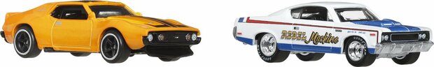 Hotwheels 1:64  Set 2 AMC - AMC Javelin & AMC Rebel Machine 1971 HotWheels Premium Car Culture