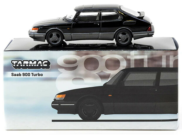 Tarmac 1:64 Saab 900 Turbo Black "Global64"