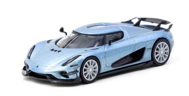 Tarmac 1:64 Koenigsegg Regera Light Blue Metallic "Global64"