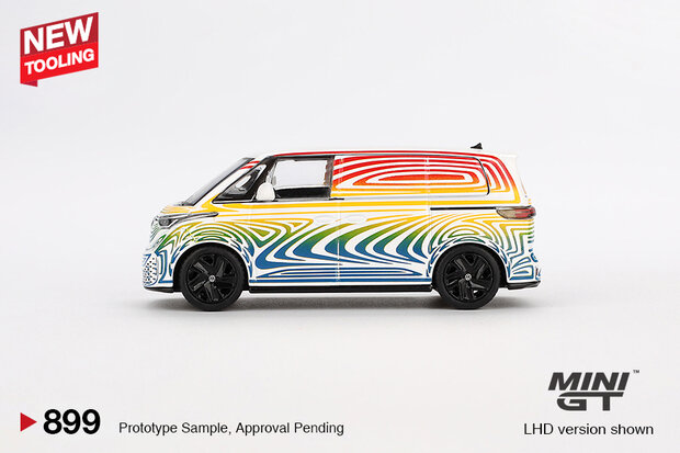 Mini GT 1:64 Volkswagen ID. Buzz Prototype "Rainbow" RHD