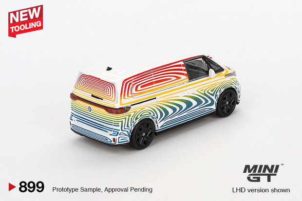 Mini GT 1:64 Volkswagen ID. Buzz Prototype "Rainbow" RHD