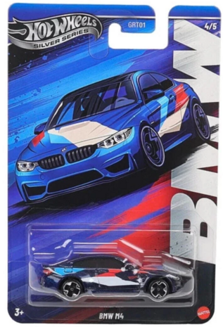 Hotwheels 1:64 Set 5x BMW M1, M2, M3, M4 & M5 - GRT01 BMW Serie 