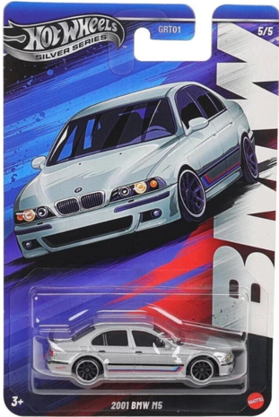 Hotwheels 1:64 Set 5x BMW M1, M2, M3, M4 & M5 - GRT01 BMW Serie 