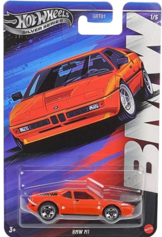 Hotwheels 1:64 Set 5x BMW M1, M2, M3, M4 & M5 - GRT01 BMW Serie 