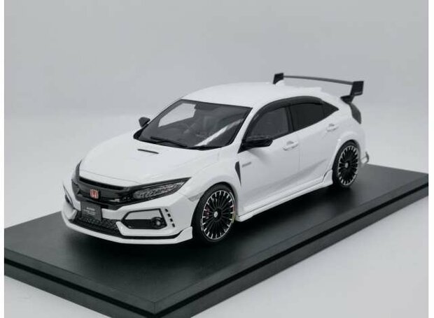 Pop Race 1:18 HOnda Civic - FK8 Mugen Civic Type R - White