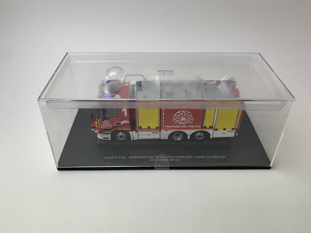 Alerte 1:43 Mercedes Benz Antos BAI VSAT 8000S Pompier " Tunnel de Frejus ". Limited 300 pcs