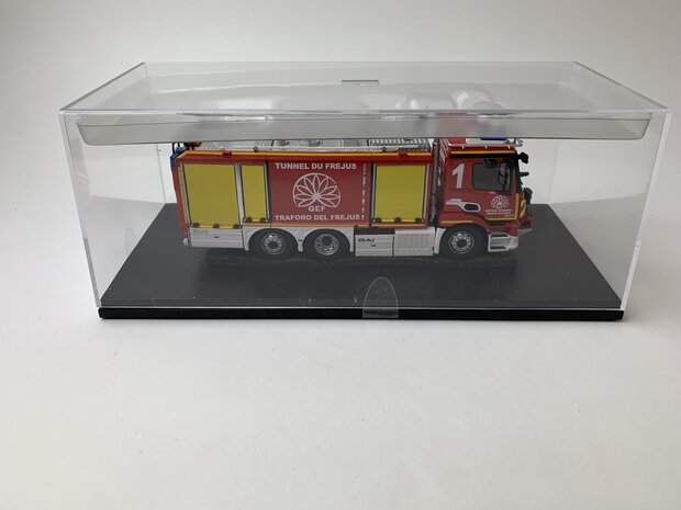 Alerte 1:43 Mercedes Benz Antos BAI VSAT 8000S Pompier " Tunnel de Frejus ". Limited 300 pcs