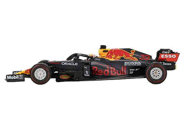 Mini GT 1:64 Red Bull RB16B no 33 Max Verstappen 2021 Abu Dhabi Grand Prix Winner