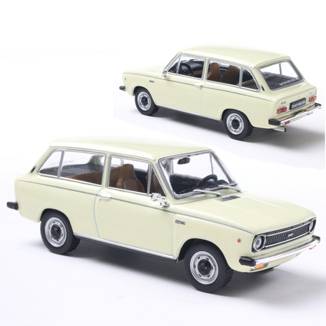 Lagamo Miniature 1:43 DAF 66 1100 Stationcar ( Combi ) wit - limited 500 pcs in windowbox. Verwacht