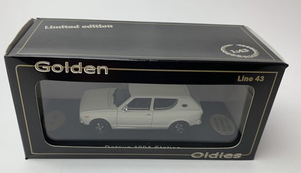 Golden Oldies 1:43 Datsun 100A Station wit - resin model - Limited 100 pcs