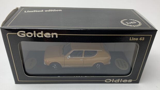 Golden Oldies 1:43 Datsun 100A Station goud - resin model - Limited 100 pcs