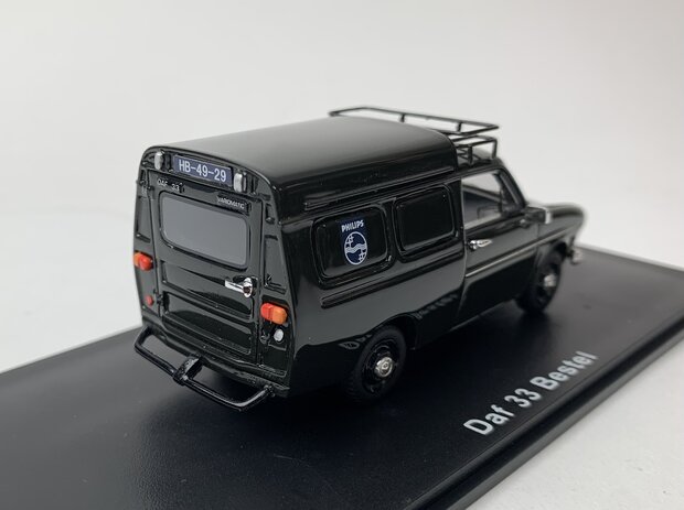 Golden Oldies 1:43 Daf 33 besteld Philips zwart - resin model - Limited