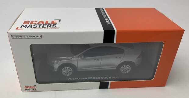 Scale Master 1:43  Volvo S60 Cross Country zilver - resin model
