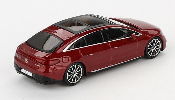 Mini GT 1:64 Mercedes Benz EQS 580 4MATIC Red Metallic lhd